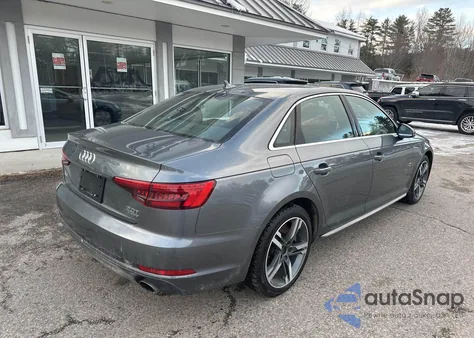 2017 Audi A4 2.0T Premium from USA, damaged, VIN WAUENAF48HN027837